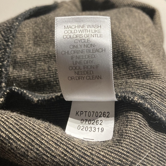 J.Jill Ponte Slim Leg Pants Black Camel Women's Large Petite LP Flat Front EUC - Picture 6 of 7